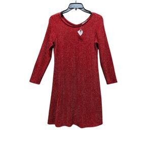 Trixxi Girl Size Large long sleeve sparkle dress youth girls